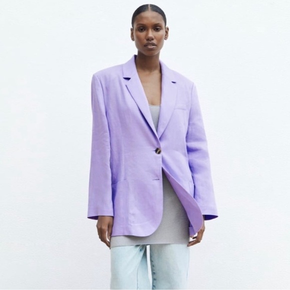 Zara Jackets & Blazers - Zara Purple Blazer